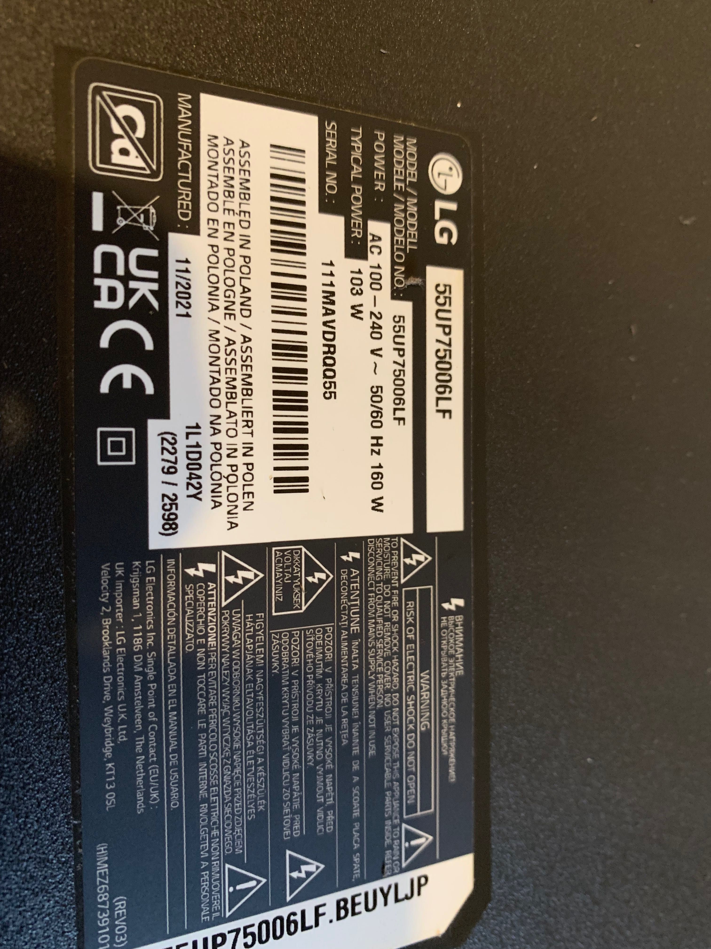 Vendo placa de tv. Mais a fonte marca LG de 55 polgadas