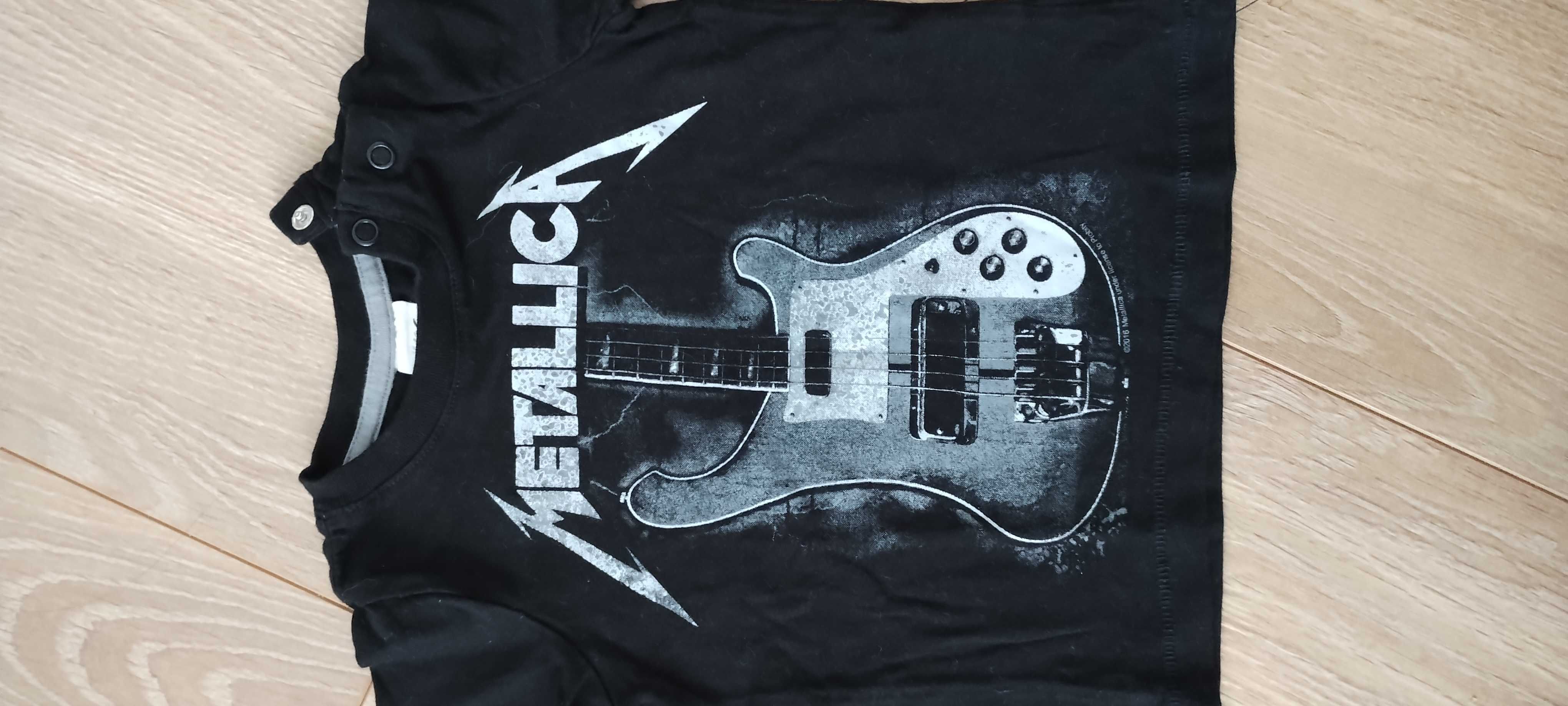 tshirt Metallica dla niemowlaka 68 4-6 miesięcy