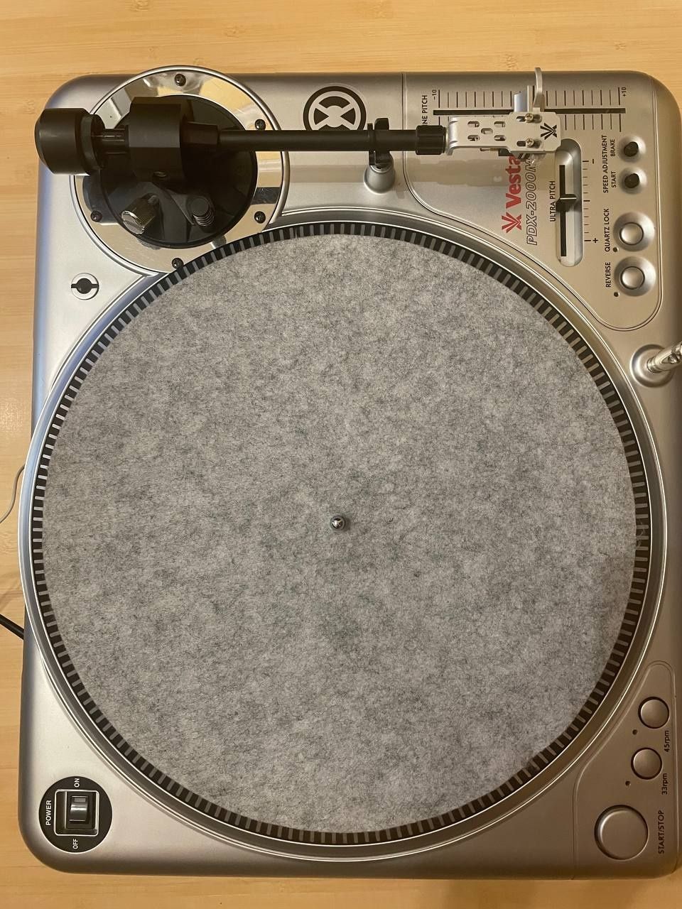 Vestax pdx-2000 mk2 + Shure m44-7 програвач вінілу з картриджем