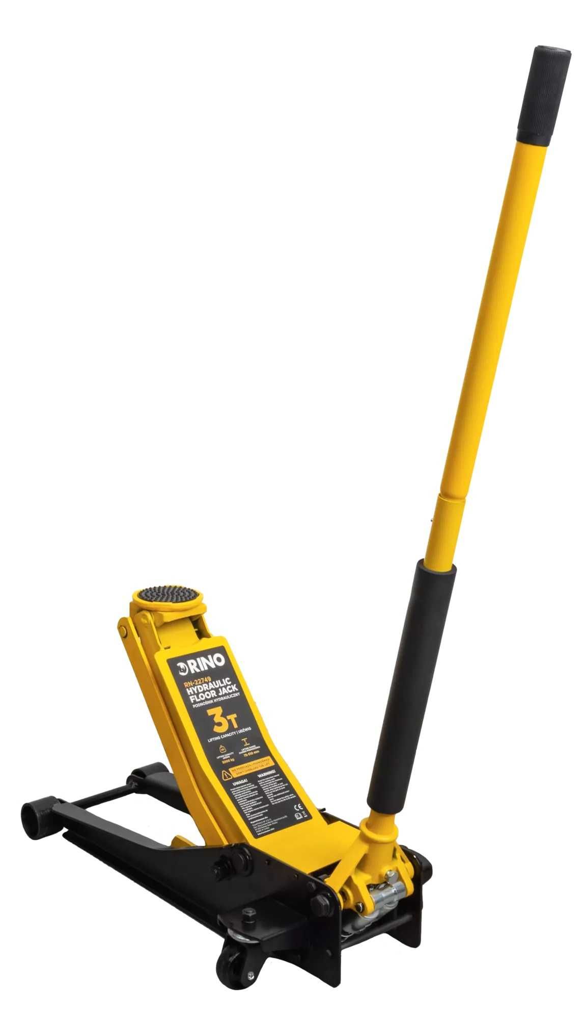 Podnośnik hydrauliczny dwutłokowy Rino JAC30F 3 T niskoprofilowy