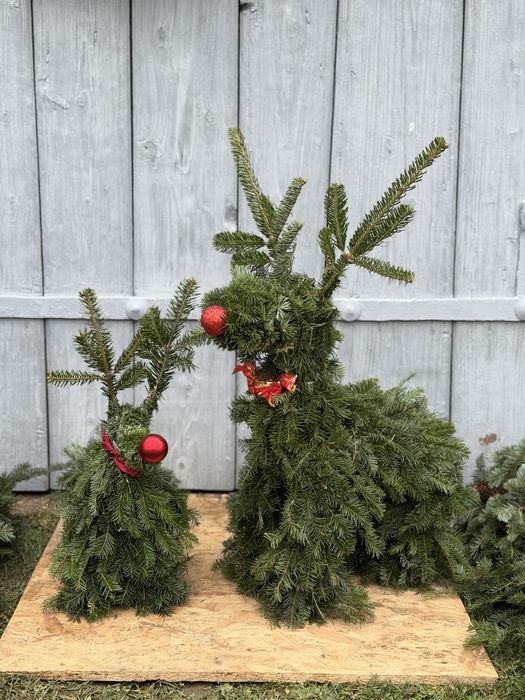 АКЦІЯ !Віночки, гірлянди, олені вироби з ялини декор