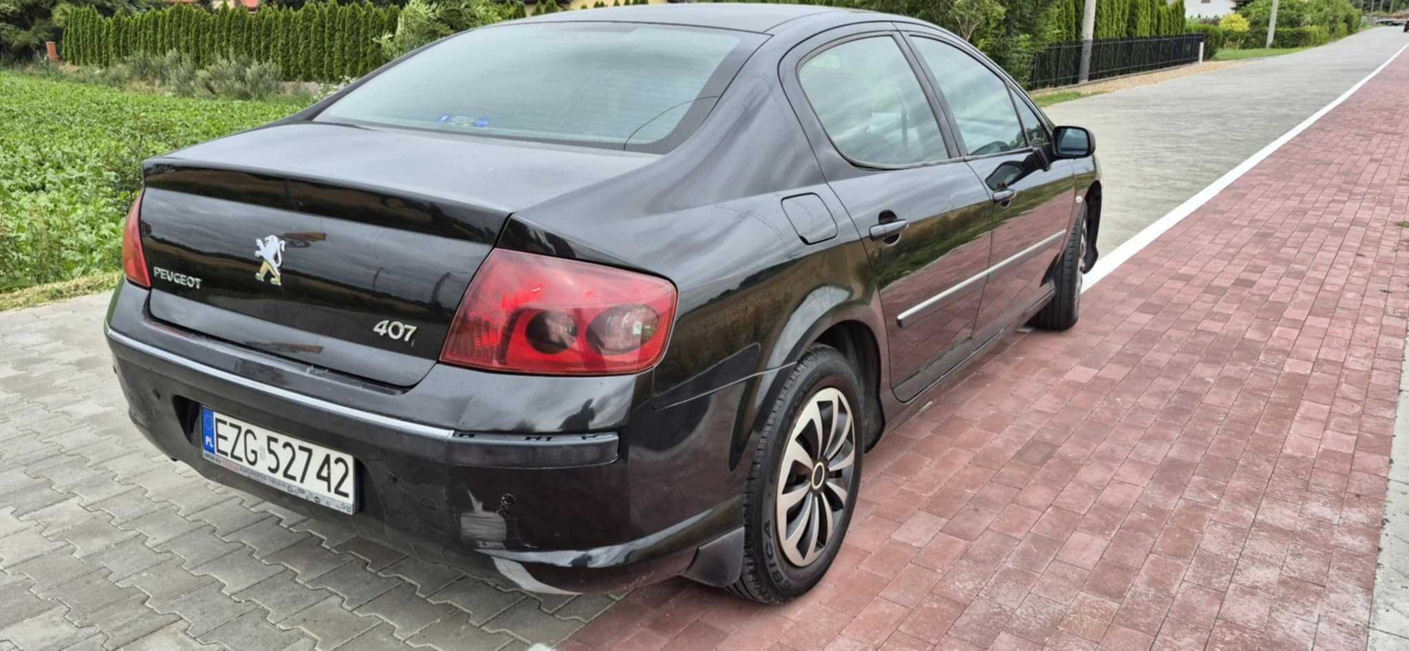 Peugeot 407 1.6HDI 2007r SEDAN klima