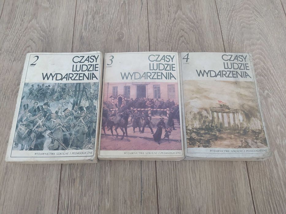 Książka podręcznik PRL komplet Czasy Ludzie Wydarzenia 2,3,4 1985r