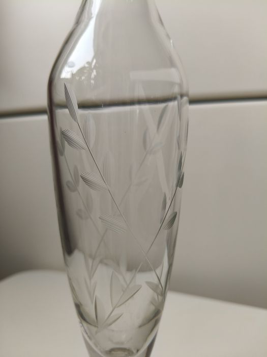 Szklany wazon kwiaty