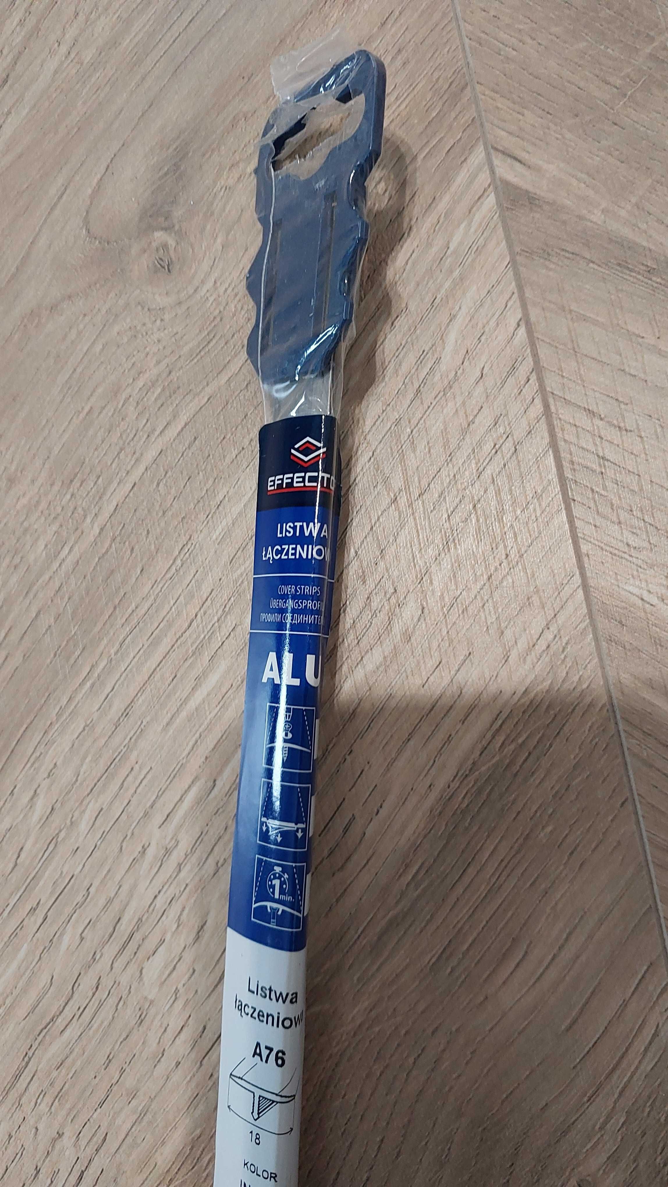 Listwa łączeniowa dylatacyjna aluminium Effector A76 INOX 100cm