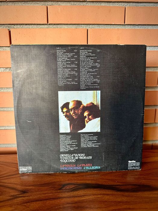 Disco vinil Ornella Vanoni , Vinicius de Moraes Toquinho