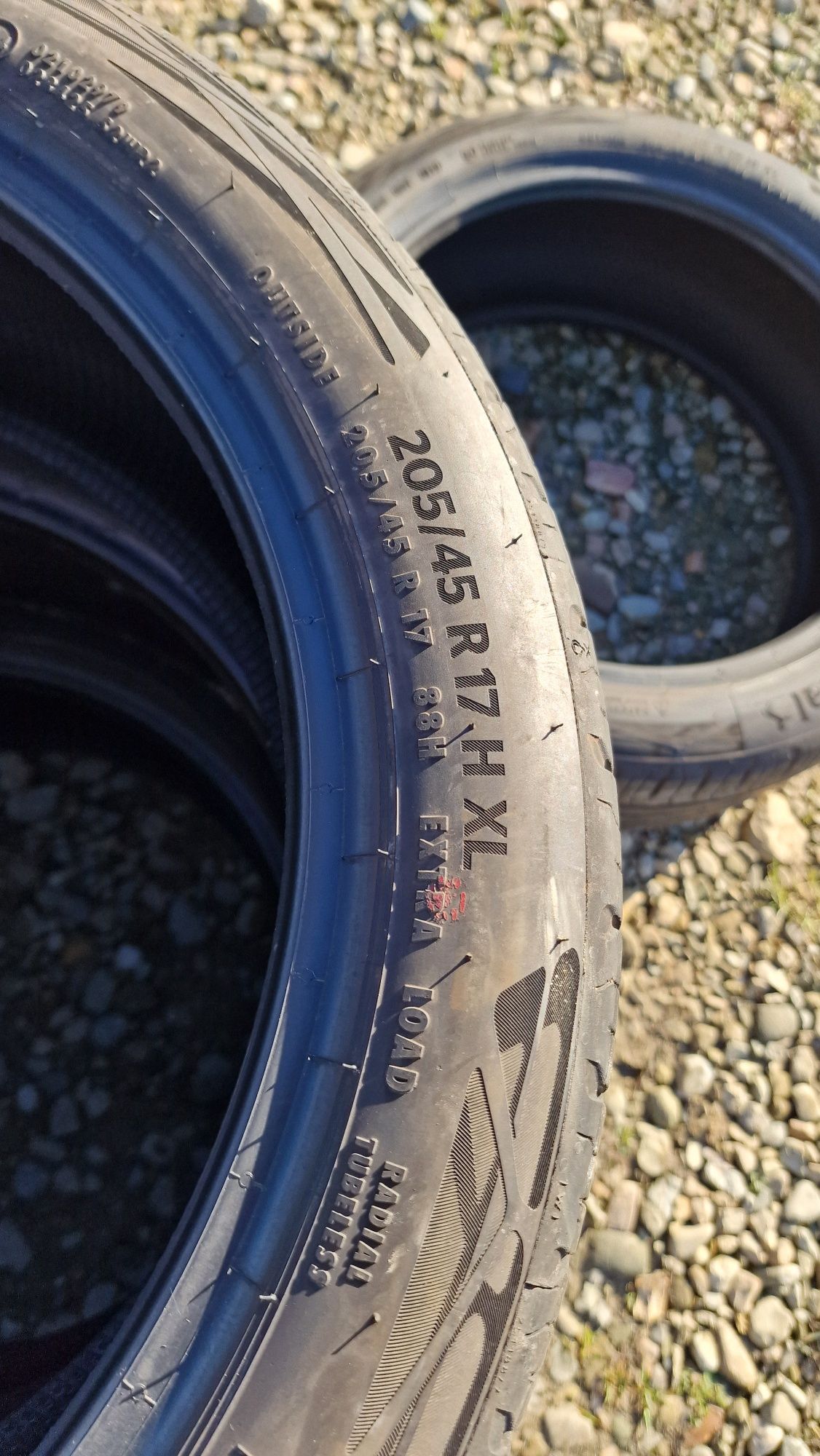 Opony 205/45R17 Continental. Letnie. Idealne 2021r. WYSYŁAMY