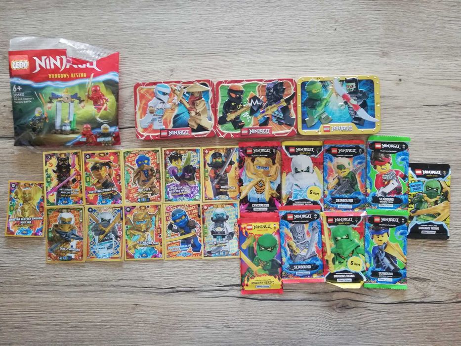 Karty lego ninjago/pakiety / pudełka / gratisy