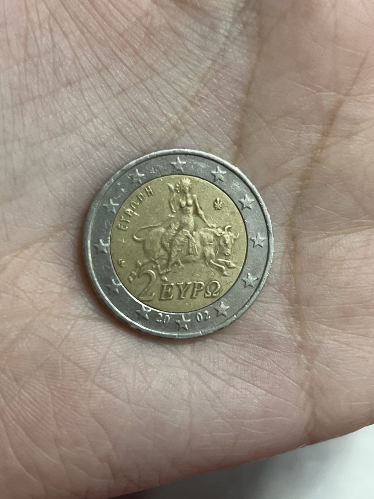 Moeda RARA 2€ da Grécia 2002