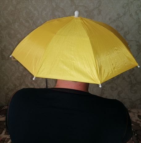 Зонт шапка, парасолька шапка, парасолька на голову, зонт на голову