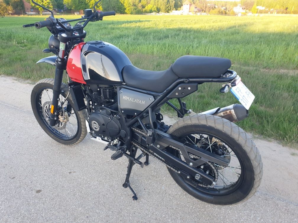 Royal Enfield 400 Himalayan 2020r ABS, cafe racer, scrambler, A2