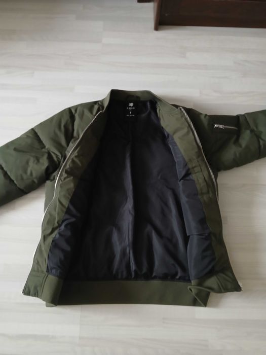 Kurtka męska, jesienna bomberka zielona roz.  S Smog