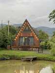 Оренда котеджу в стилі A-frame в Карпатах