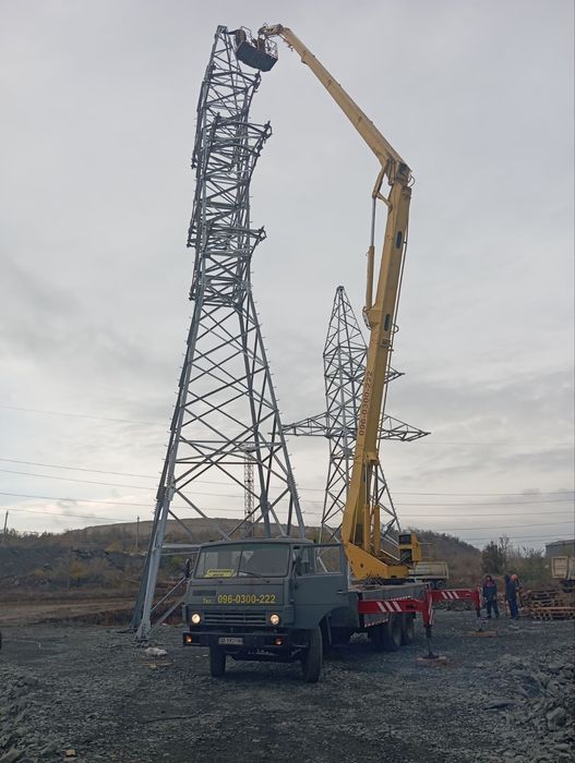 Послуги Автовишки від 15 до 45 метрів в м.Кривий Ріг + вся Україна