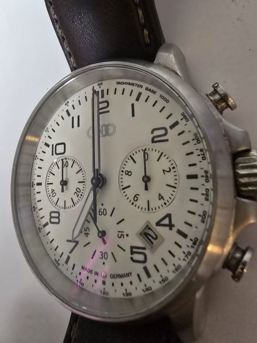 Oryginalny zegarek Audi Chronograph luminous