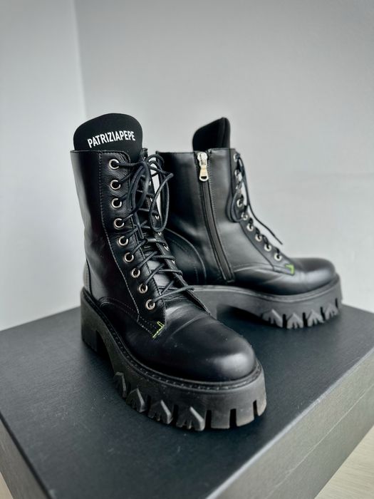 Шкіряні черевики Patrizia Pepe оригінал