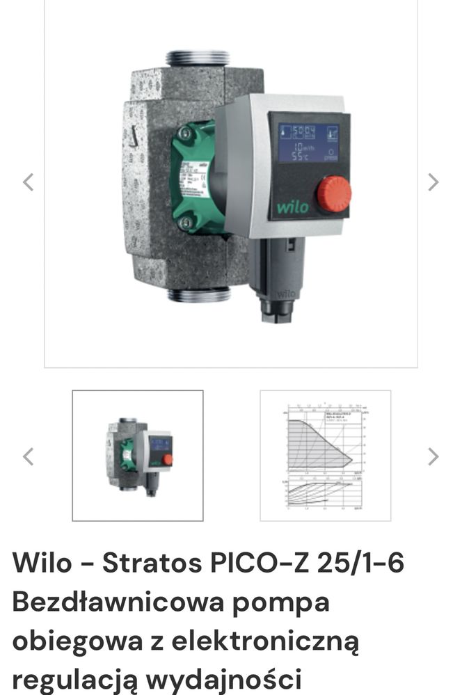 Pompa WILO Stratos PICO 25/1-6