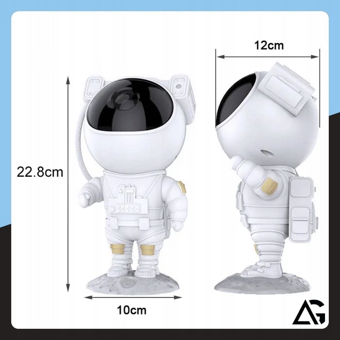 Projektor astronautą LED gwiazdy dla dzieci