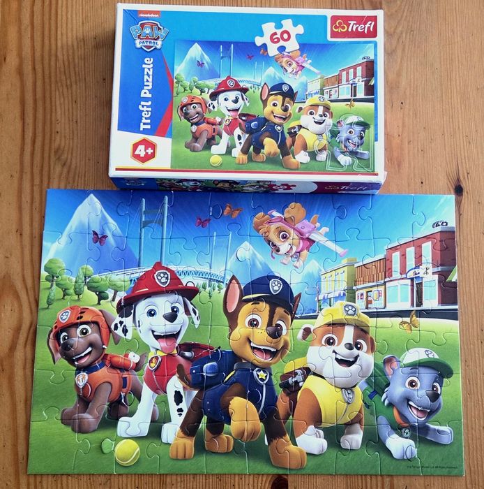 Puzzle Psi Patrol 60 elementów 4+ i inne