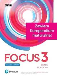 _NOWE_ Focus 3 Ćwiczenia + Kompendium Maturalne Longman Pearson