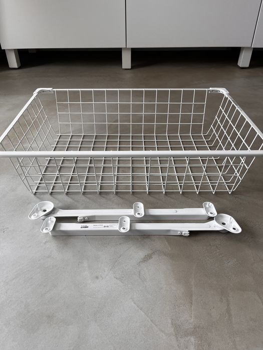 Hjalpa Kosz metalowy z prowadnicą do szafy Ikea Platsa 60x40cm