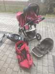 Wózek na dwoje dzieci Baby Jogger City select, baza ISOFIX maxi-cosi