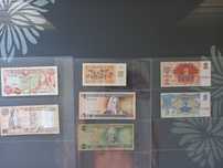 Banknoty Cypr, Litwa i Łotwa