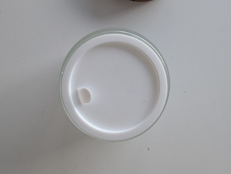 Frascos vidro e bamboo