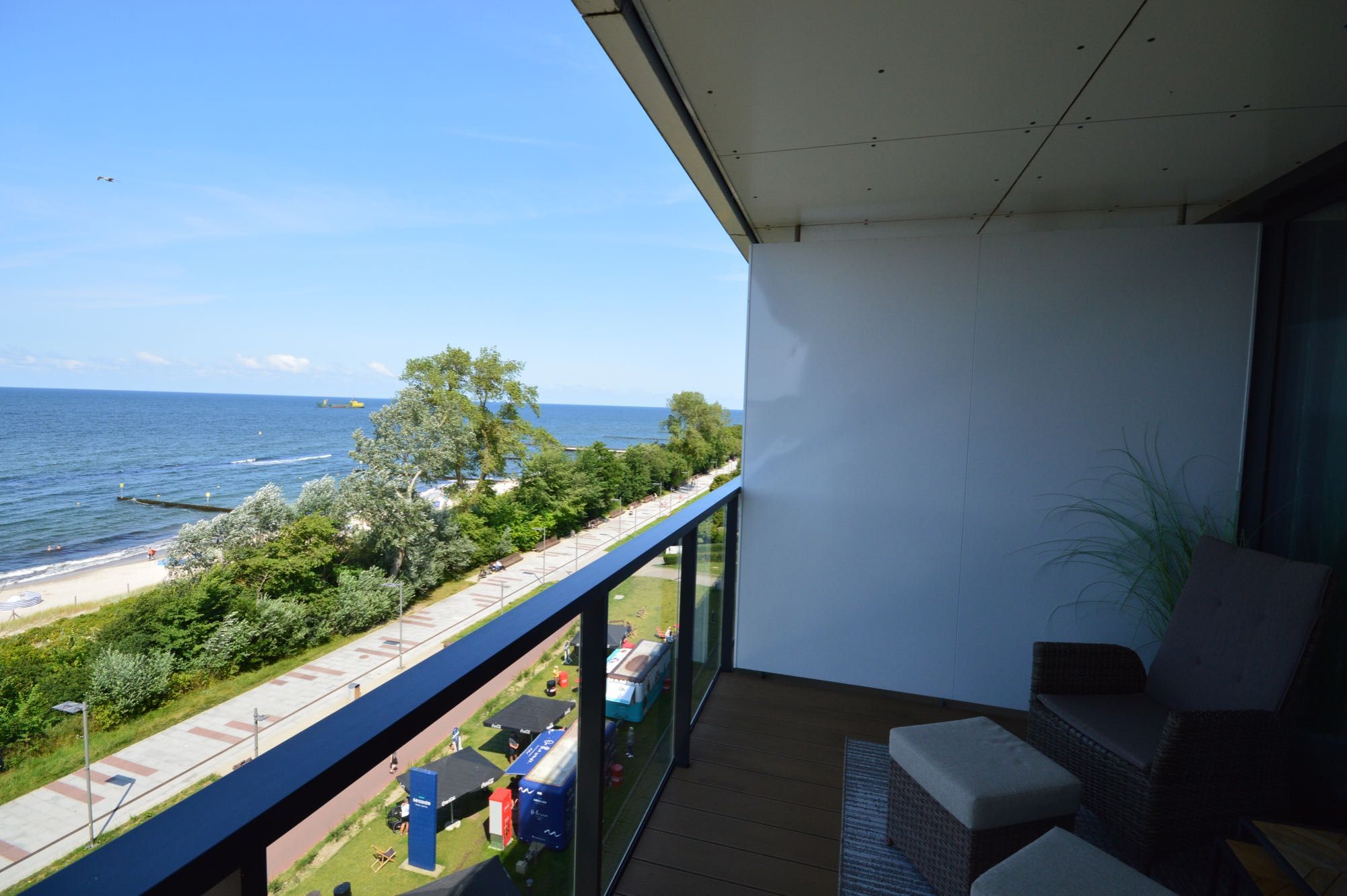 Kołobrzeg, do wynajęcia Apartament w Seaside Park z widokiem na morze