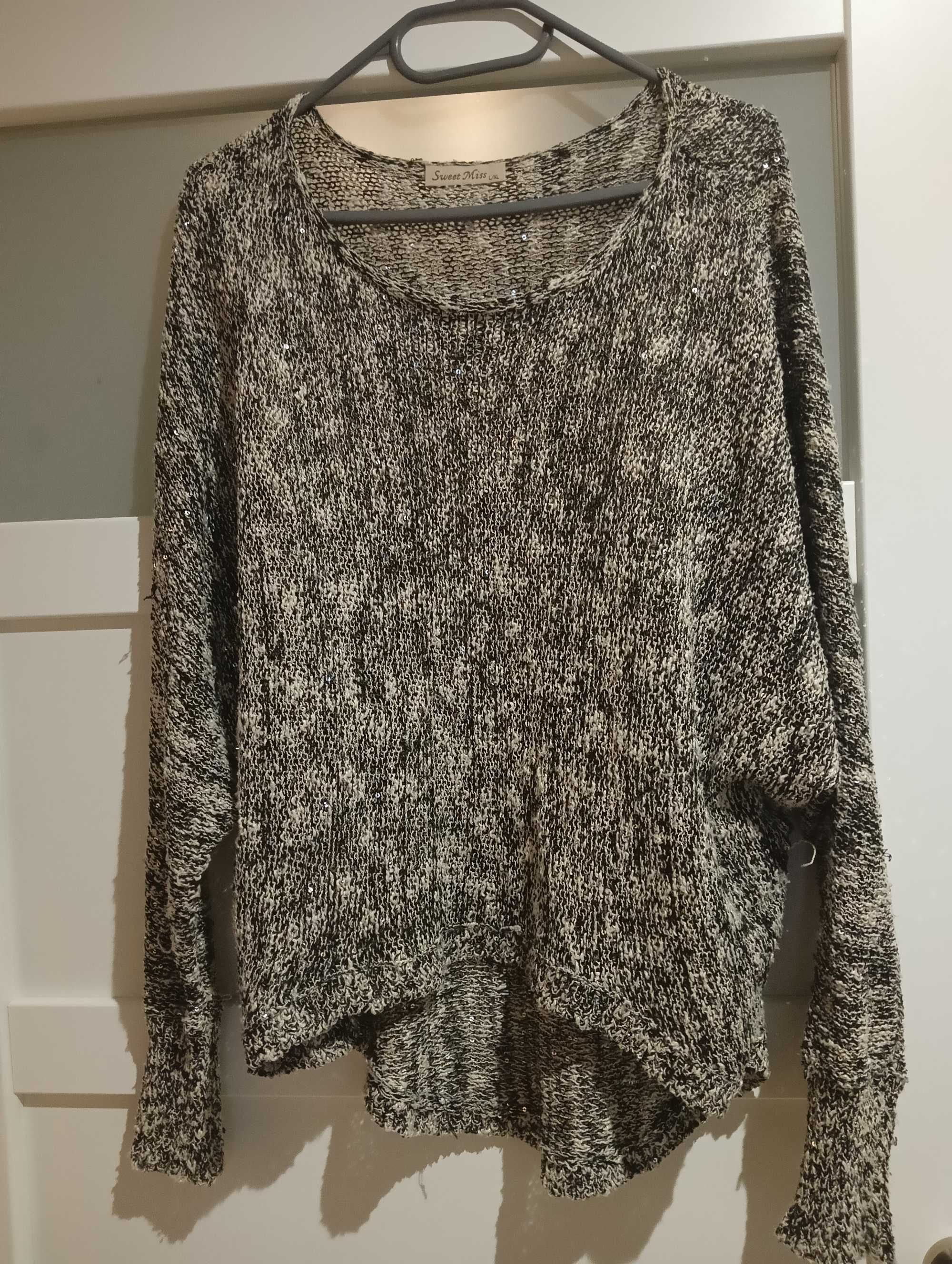 Sweter błyszczący L/XL
