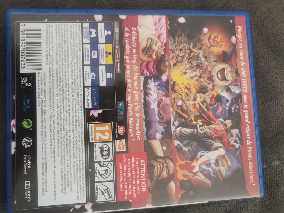 Vendo jogo ps4 one piece