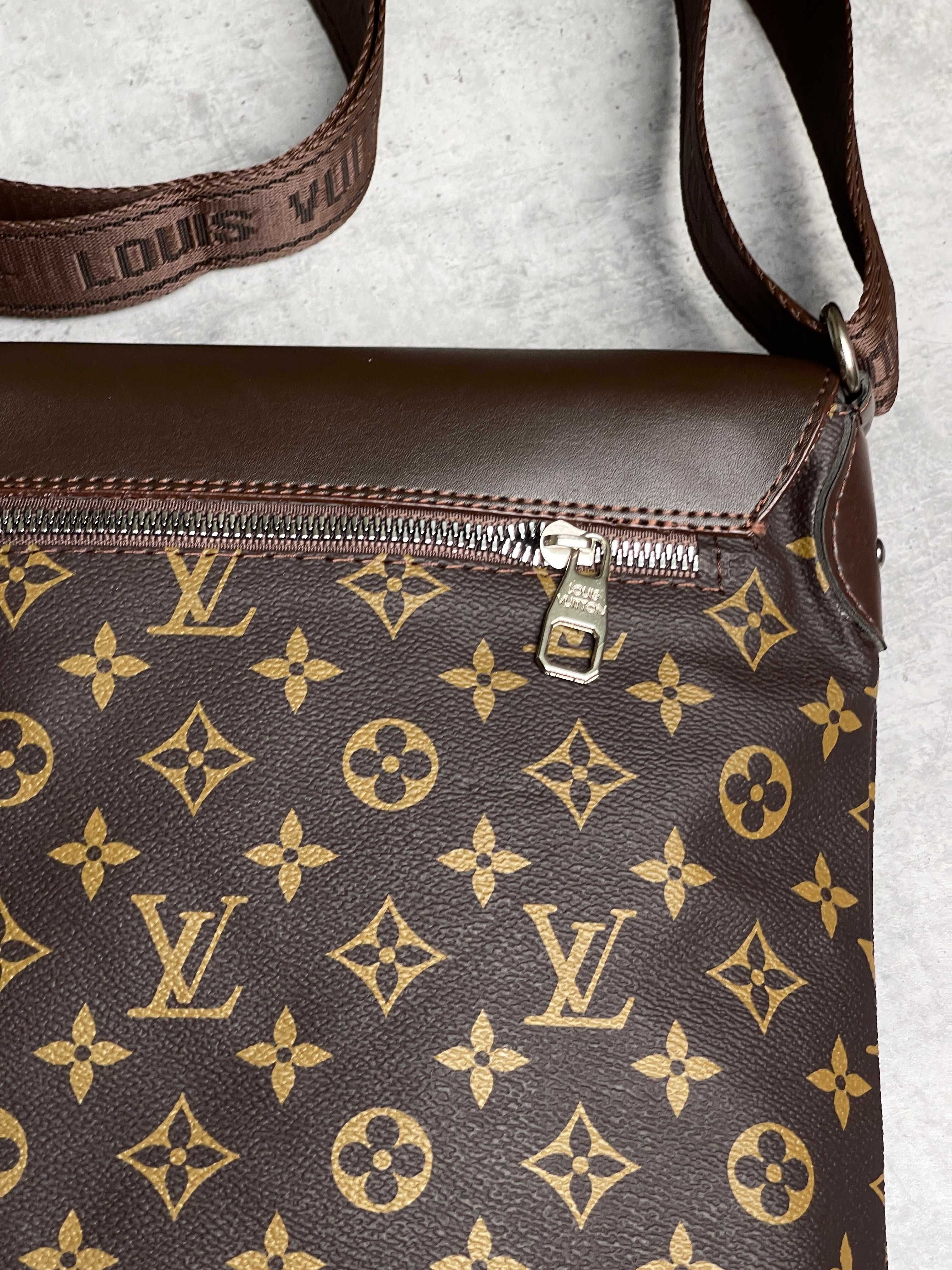 Мужская сумка Louis Vuitton чоловіча сумка через плече месенджер клатч