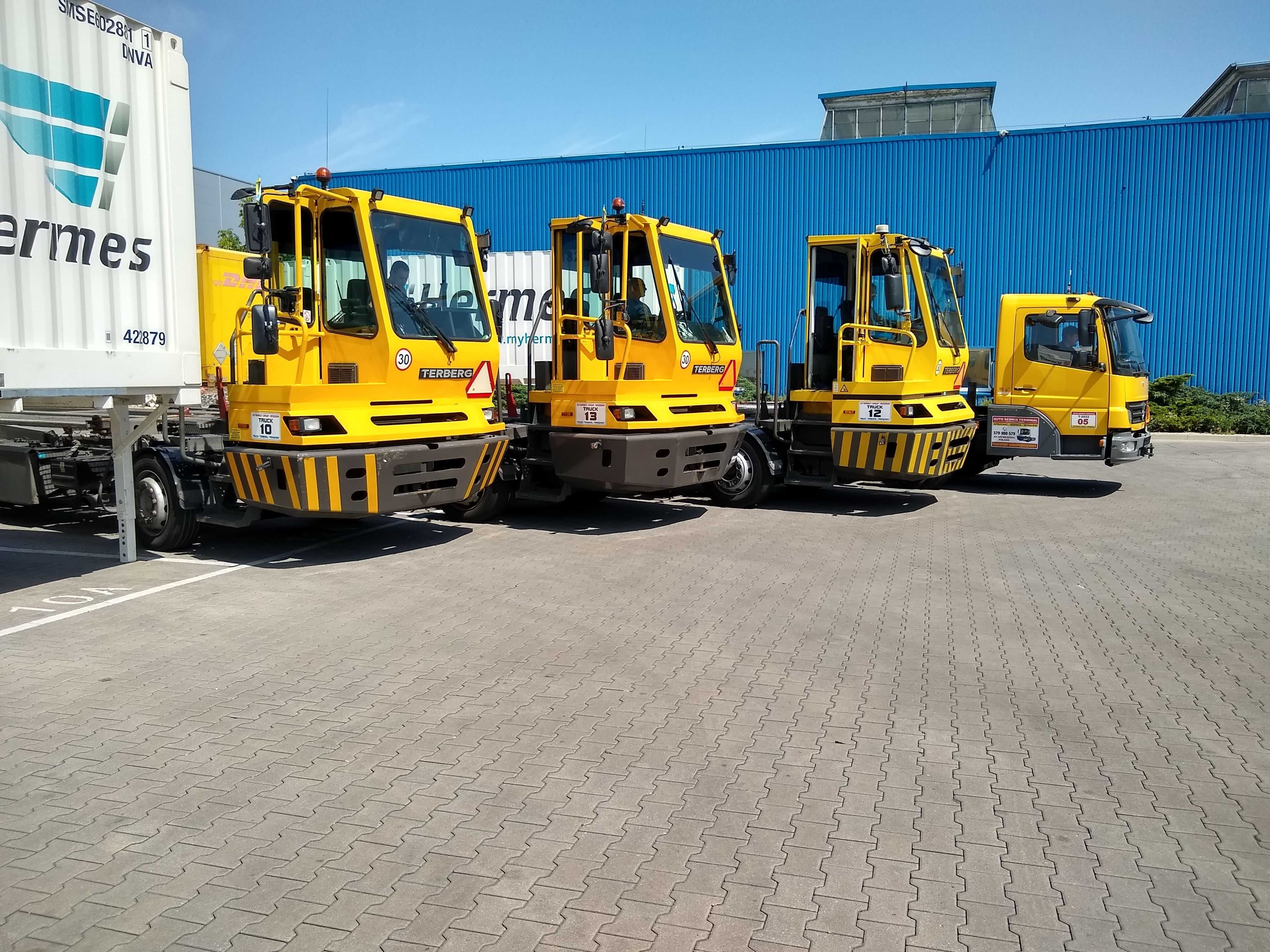 Wynajem - Terberg -  Mol - Kamag - Kalmar -  pojazdy terminalowe
