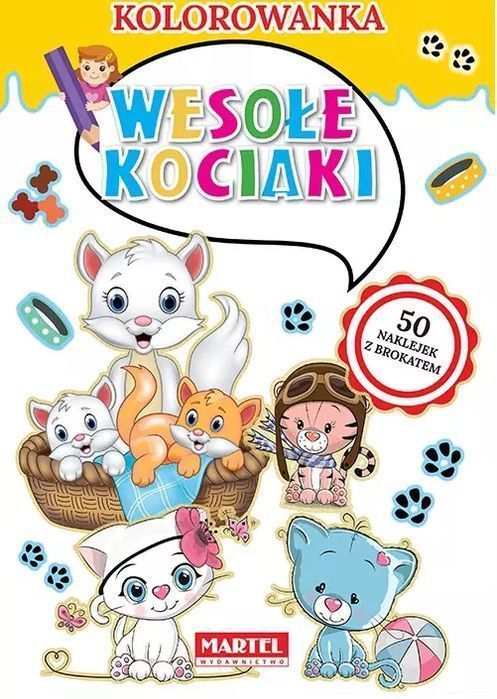 Kolorowanka. Wesołe Kociaki  Praca Zbiorowa