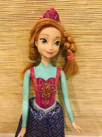 Błyszcząca Lalka Anna Kraina Lodu, Mattel Disney Frouzen