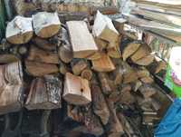 Drewno opałowe do kominka suche dąb buk brzoza