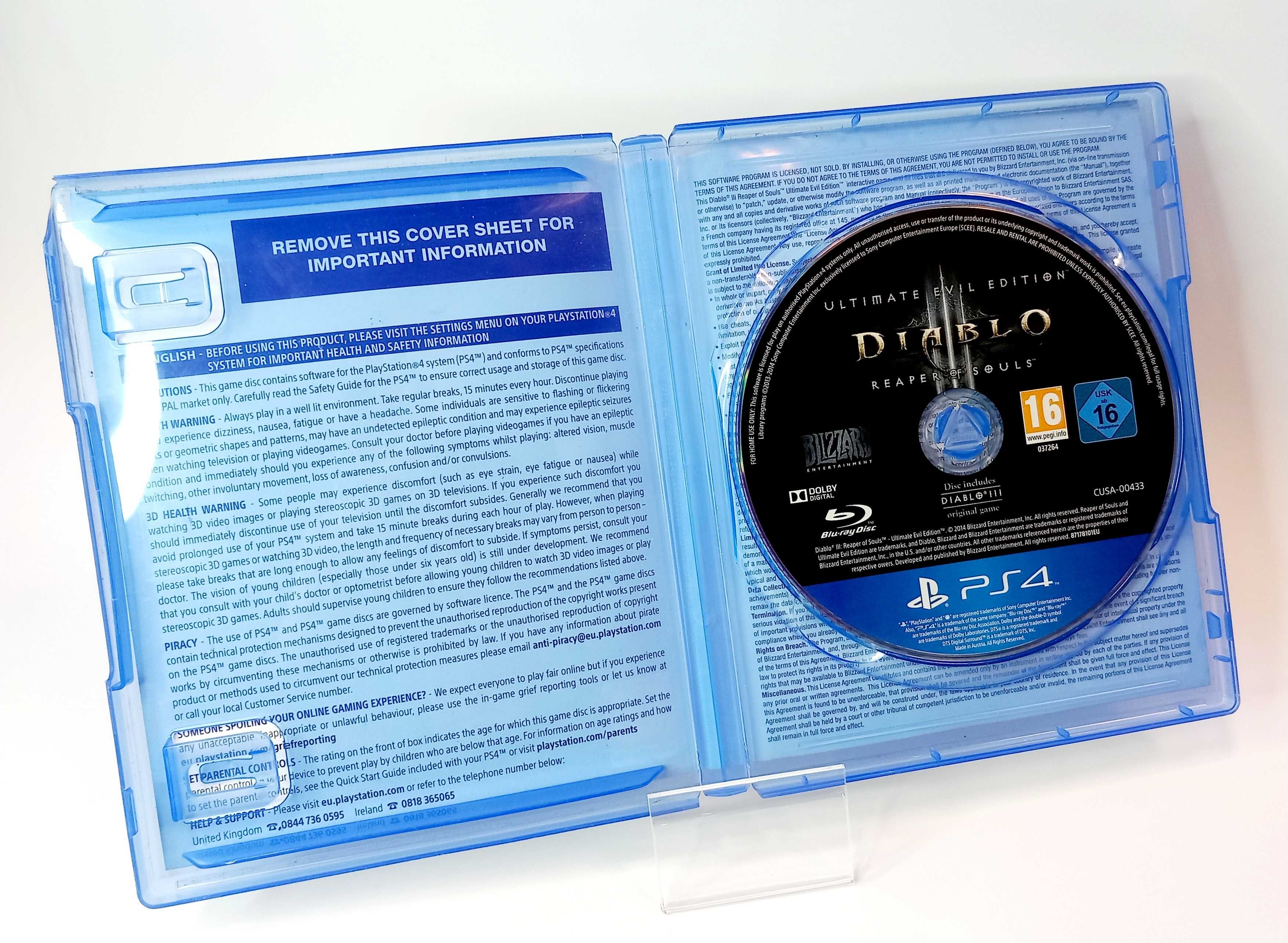 Diablo III: Reaper of Souls - Ultimate Evil Edition PS4 - 1854/21/HUT
