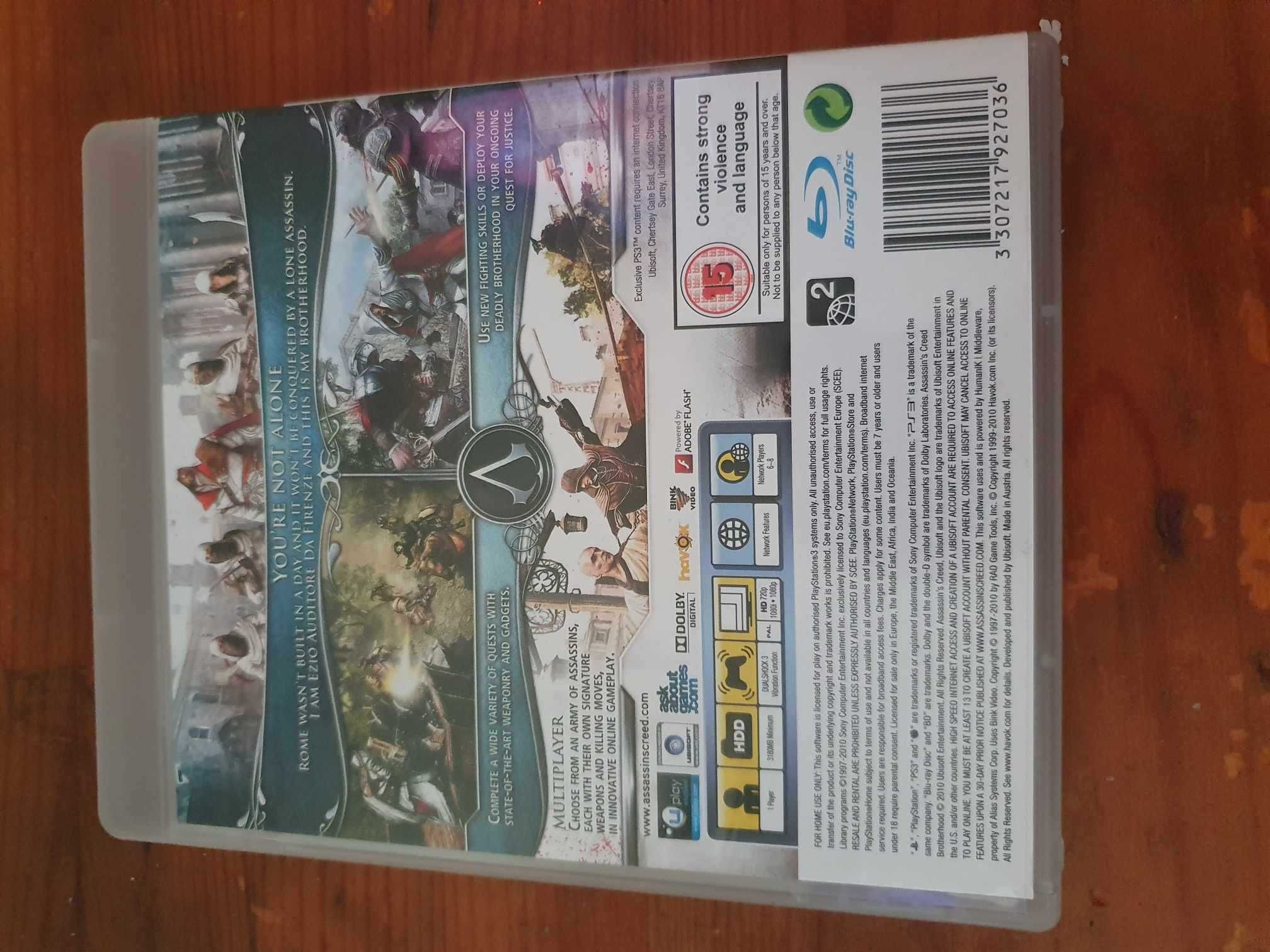 Gra Assassin's Creed Brotherhood / PS3 / Używana (stan BDB)