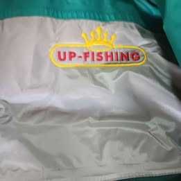Blusão acolchoado impermeável Up-Fishing com carapuço