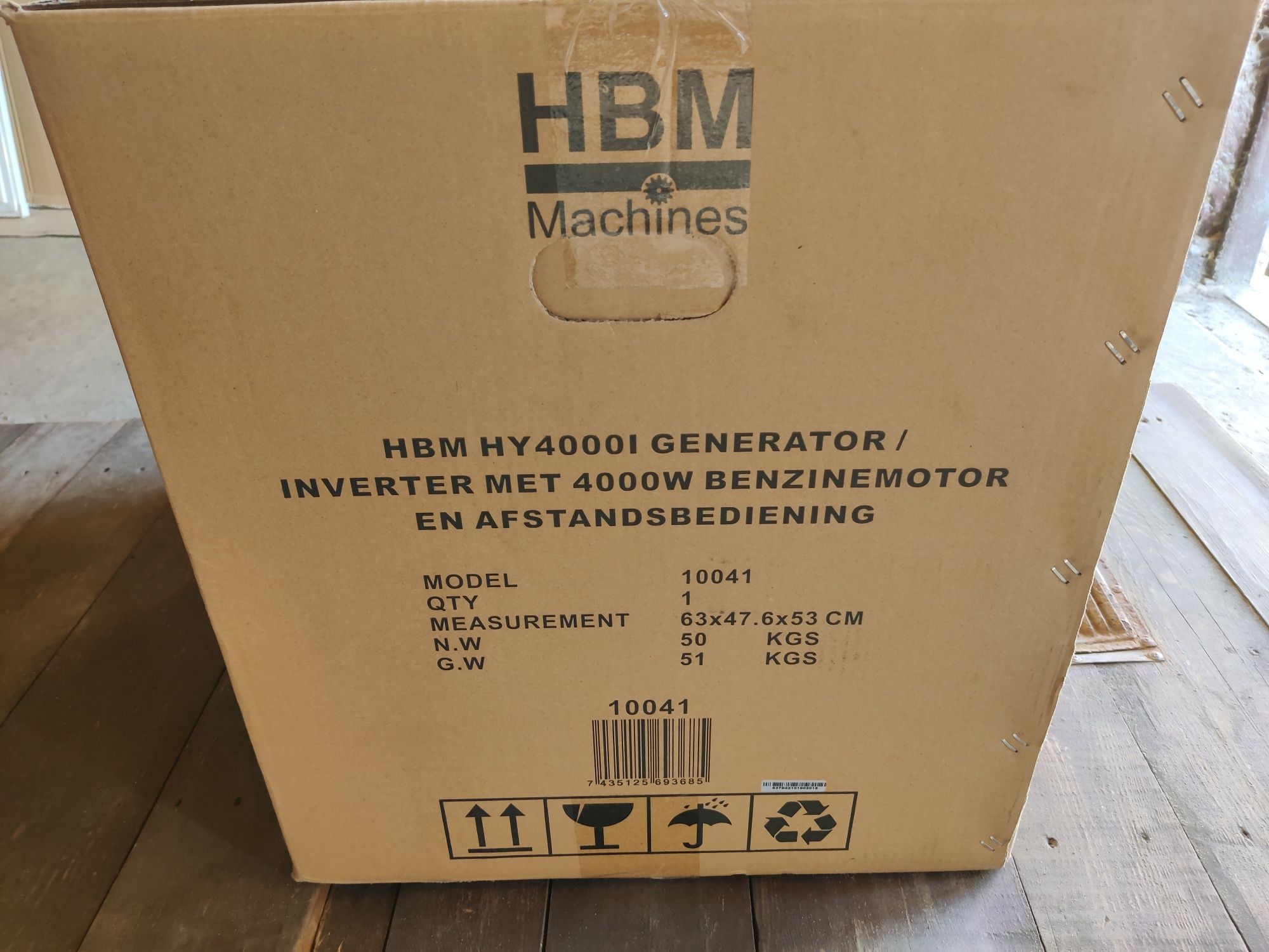 Бензиновий генератор HBM
