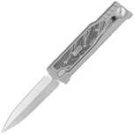 Nóż grawitacyjny Reate EXO-M OTF Gravity D/E Bead Blasted Titanium/Dam
