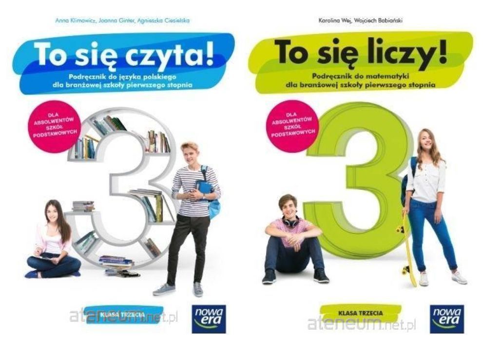 NOWE| To się czyta! 3 + To się liczy! 3 NOWA ERA