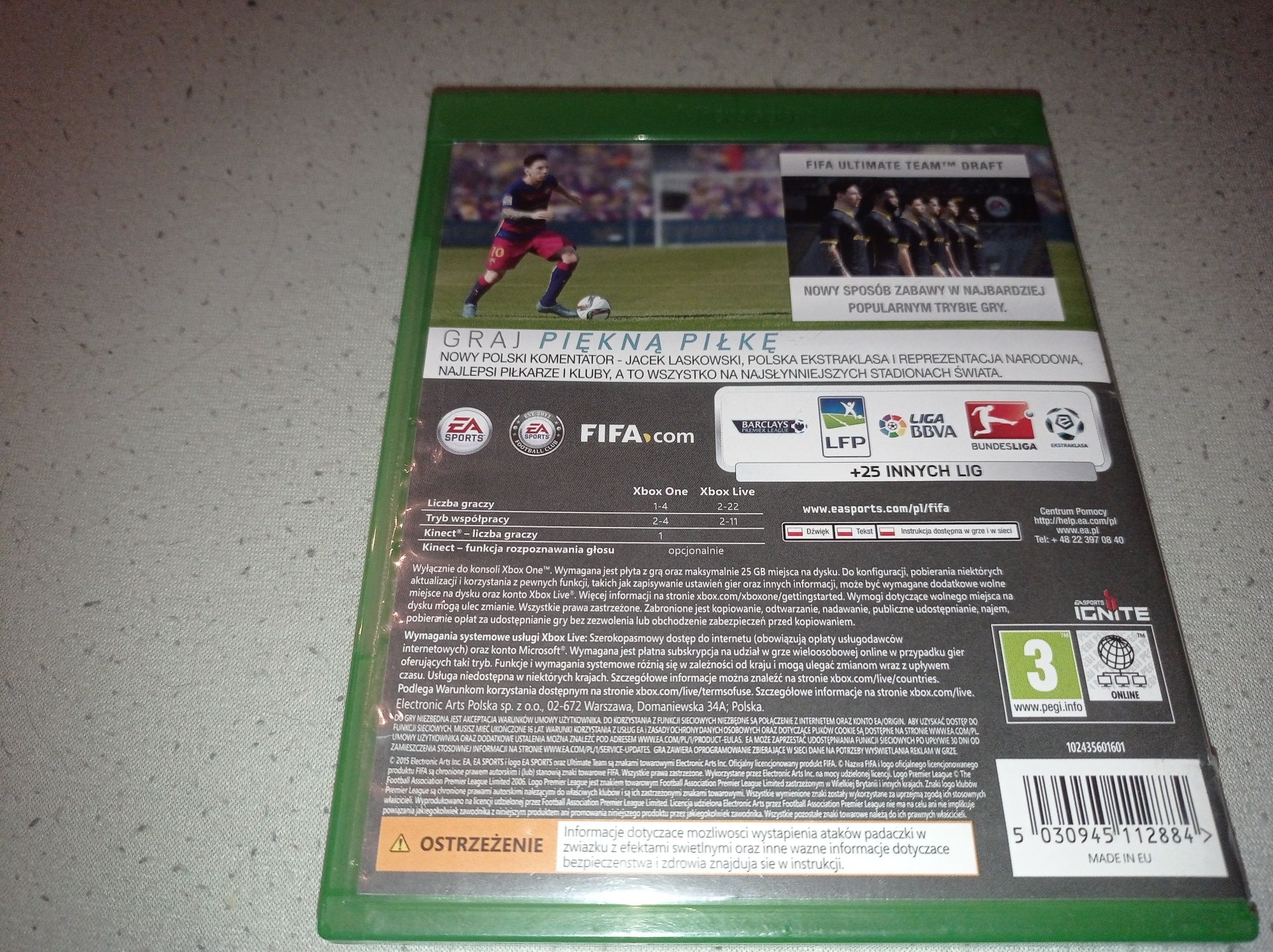 Gra na Xbox One Fifa 16