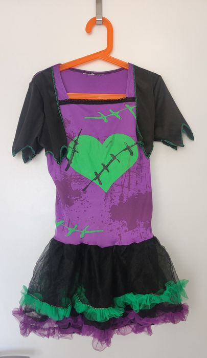 Sukienka Monster Hight Frankie Girl Zombie przebranie strój