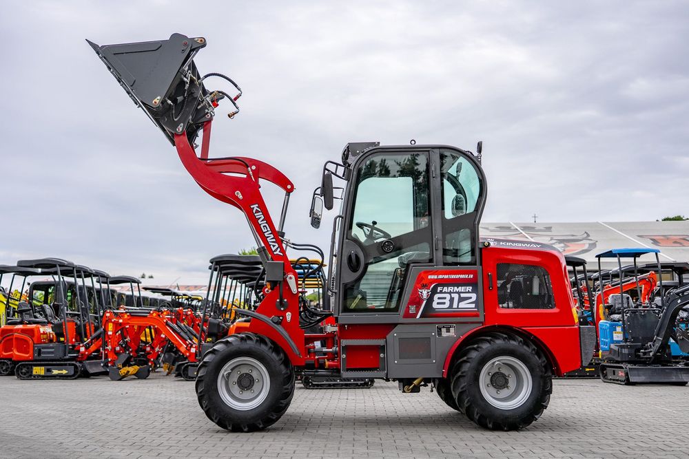 Ładowarka kołowa przegubowa udźwig 1200 kg + osprzęt + szerokie opony