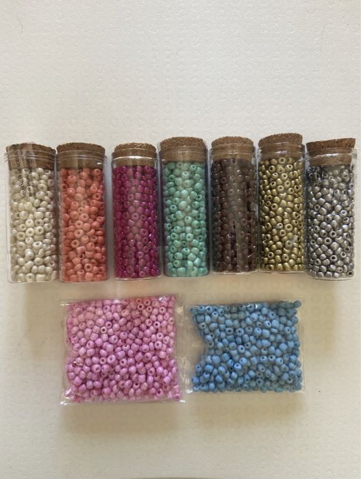 Missangas 4mm várias cores