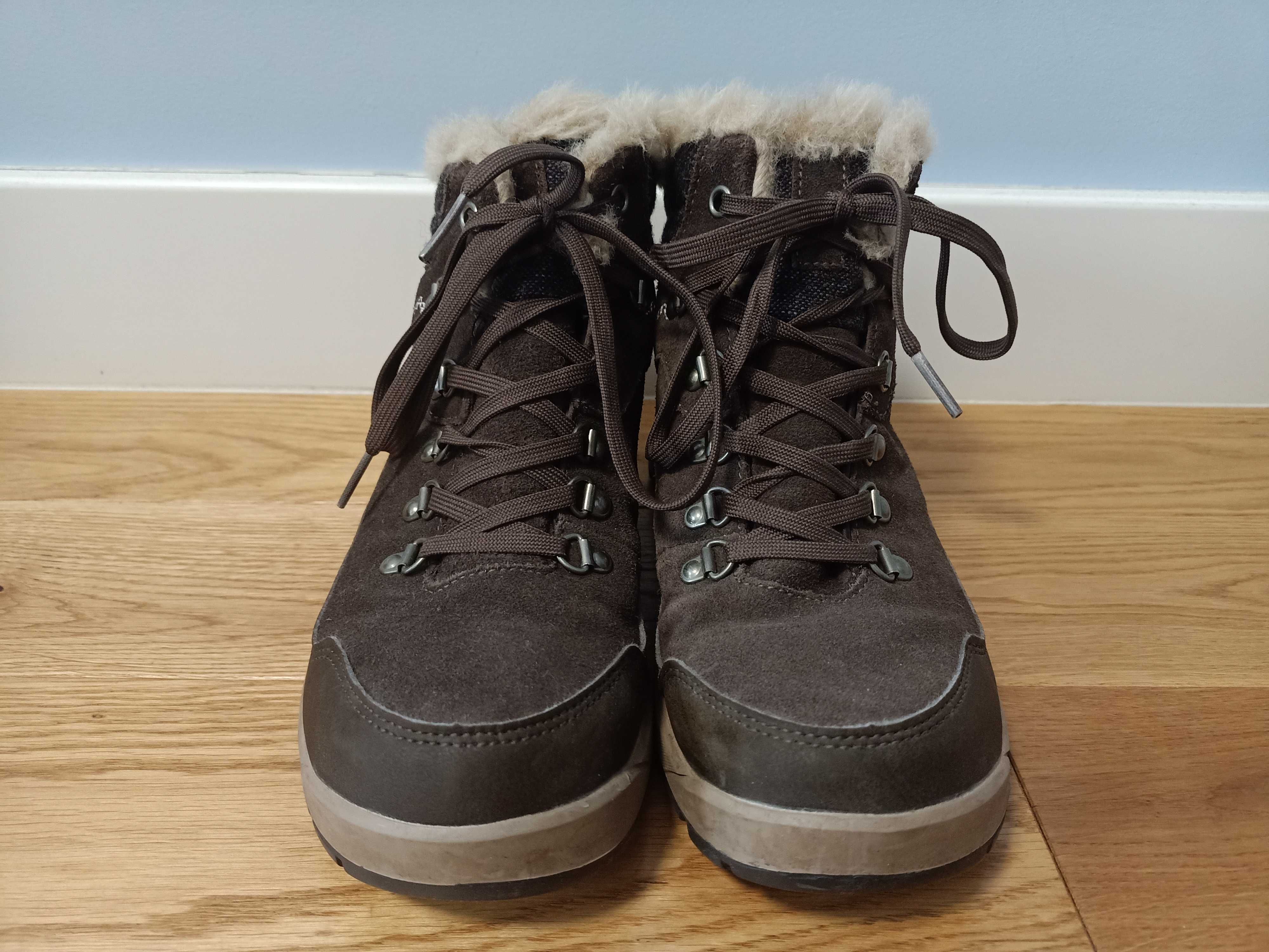 Buty turystyczne damskie Quechua wodoodporne r.37 (śniegowce)