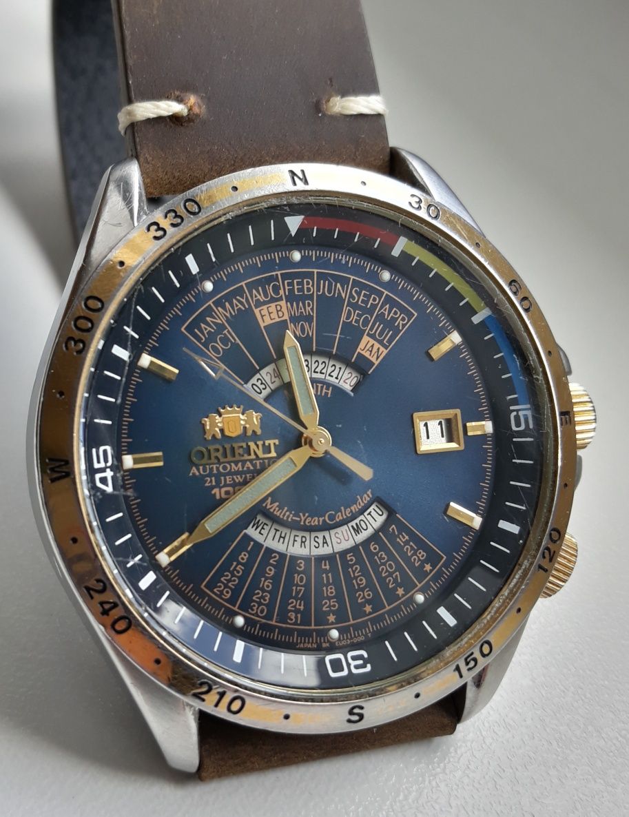 Zegarek Orient Multi Year Calender ,Cesarski,Patelnia, Automatic