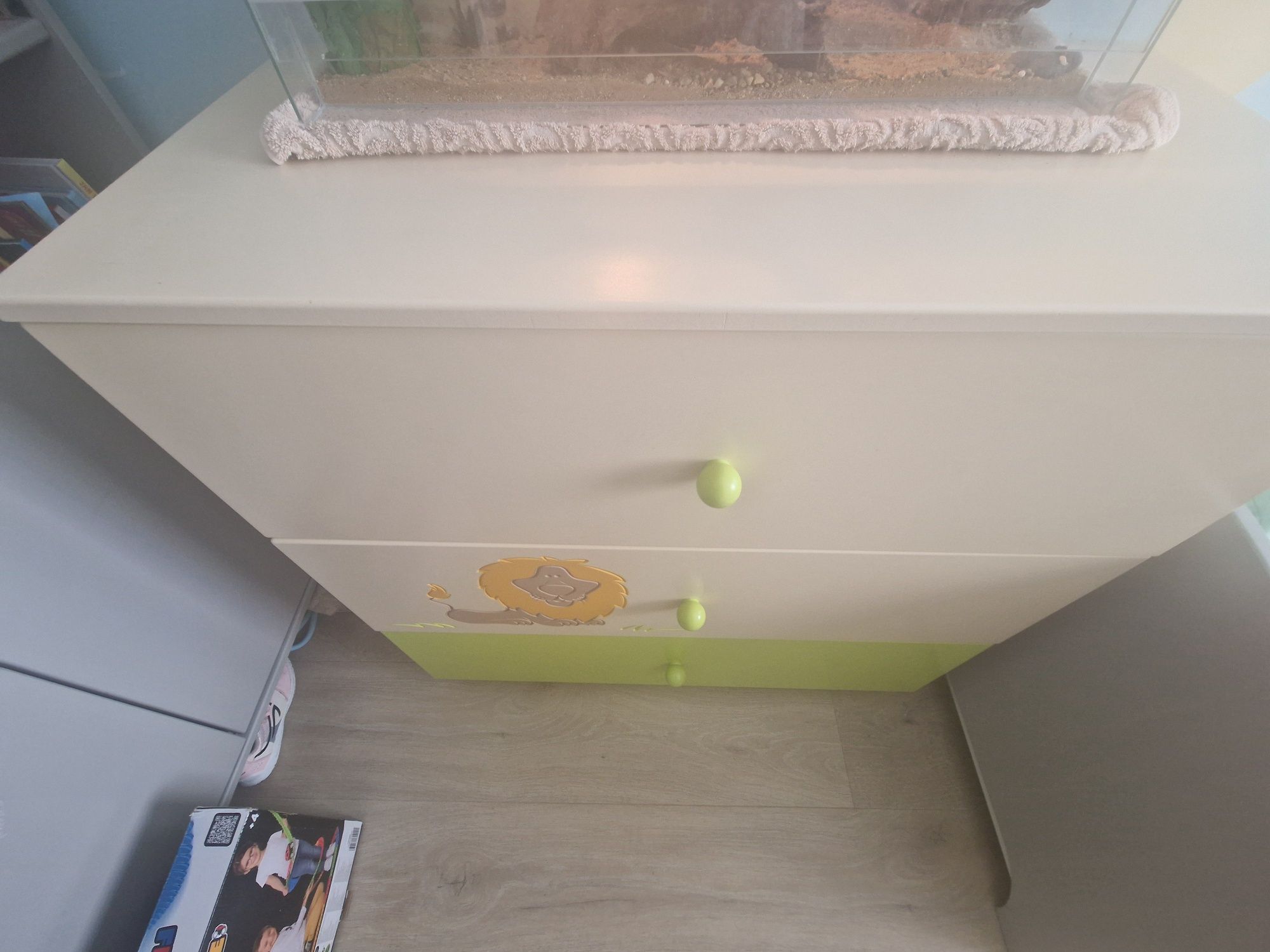 Komoda dziecięca Meblik z  lwem