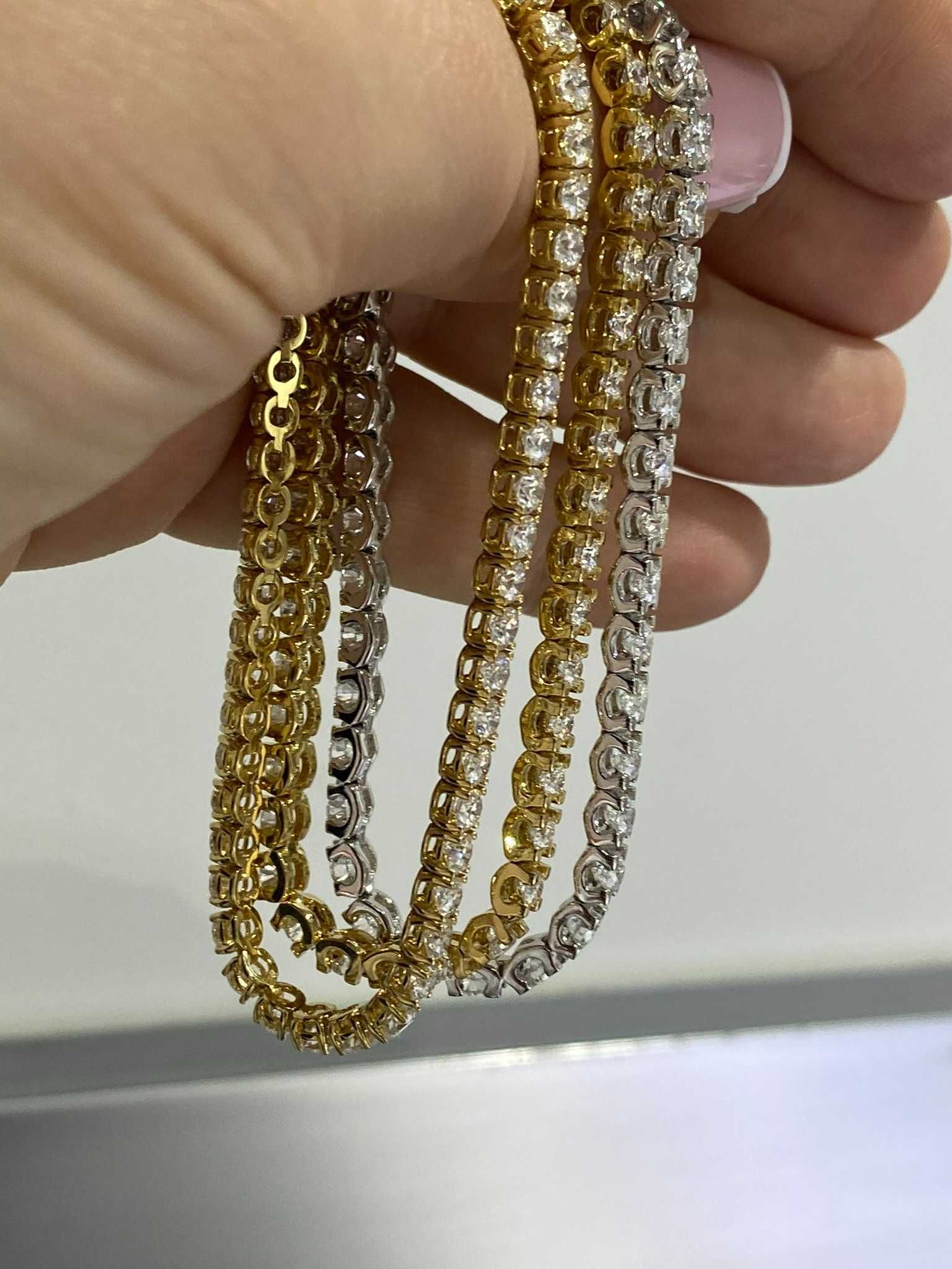 Bransoletka tenisowa z diamentami 4.04 CT VVS